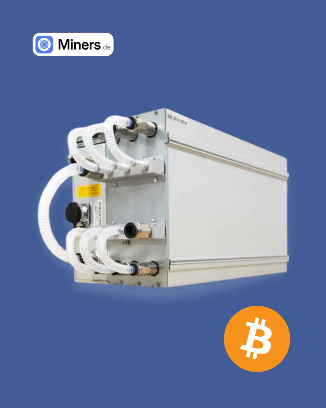 Foto der Seitenansicht des Antminer S21 Hydro