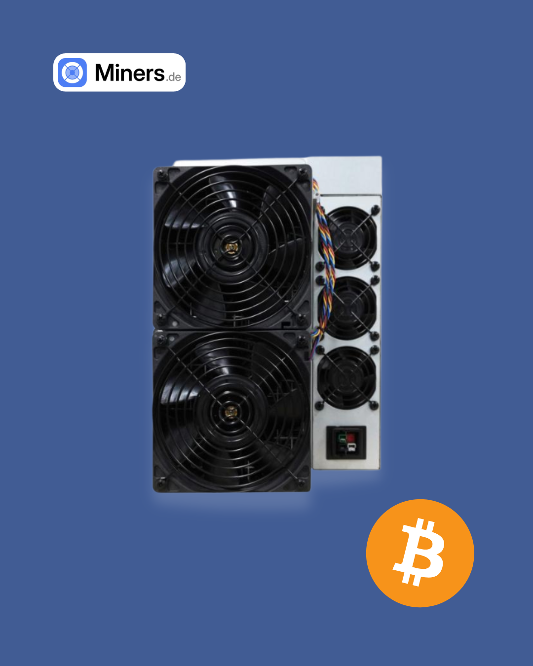 Foto der Frontansicht des Antminer S21