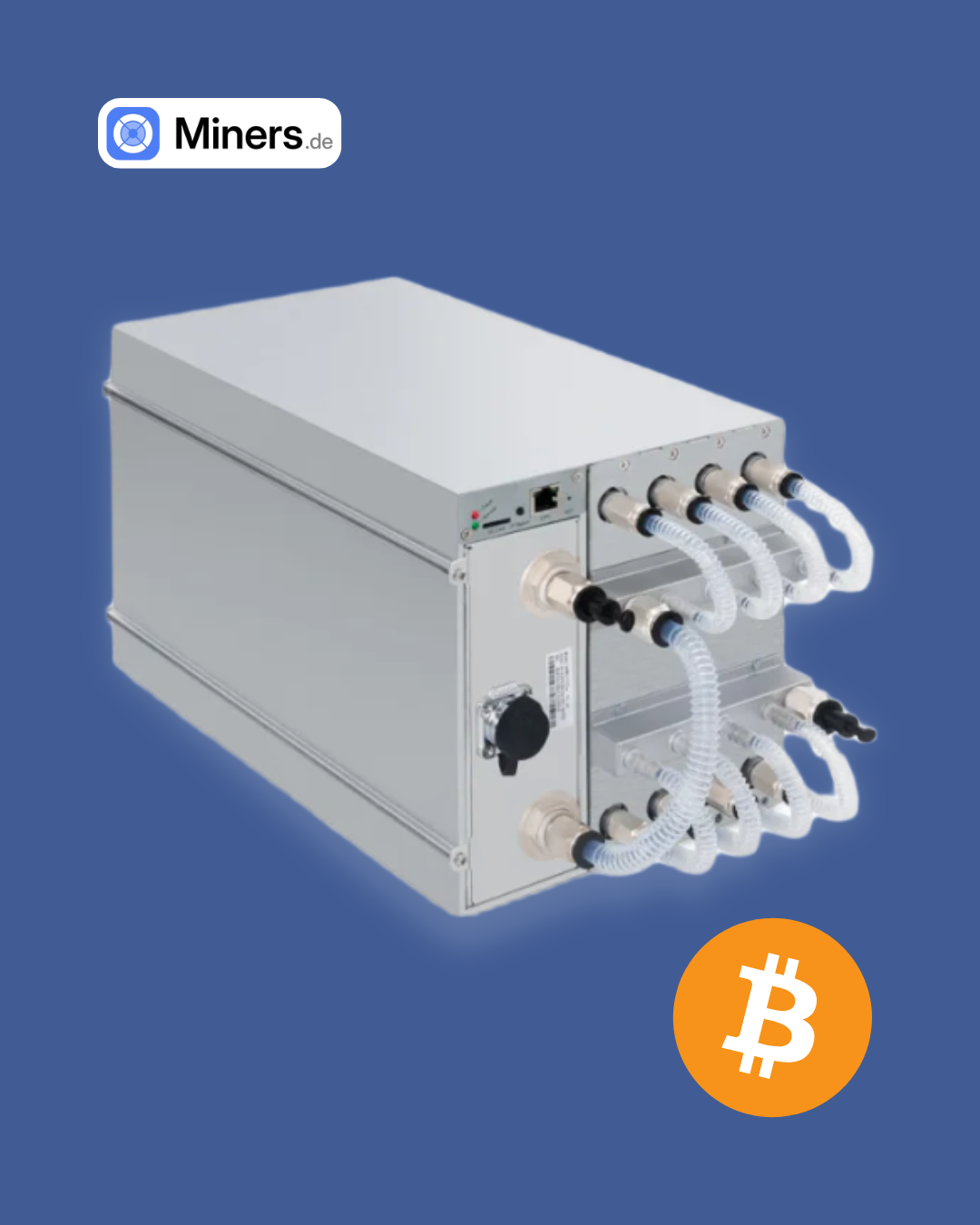 Seitenansicht des Antminer S19 XP Hydro