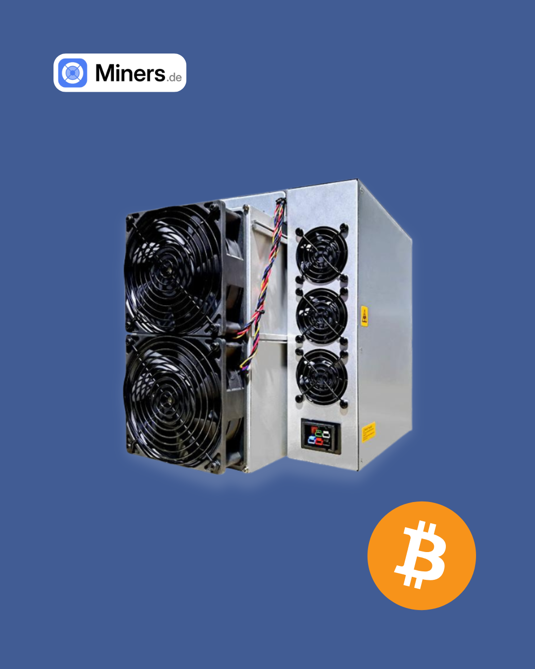 Foto der Seitenansicht des Antminer T21